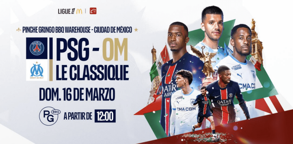 PSG vs Marsella en la CDMX: así puedes obtener boletos para la watch party